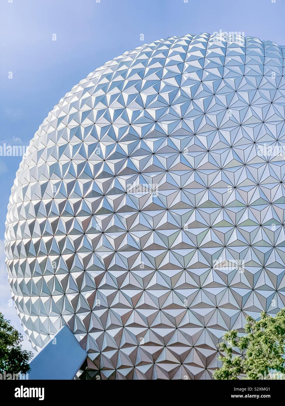 Spaceship Earth en Epcot, Walt Disney World Foto de stock