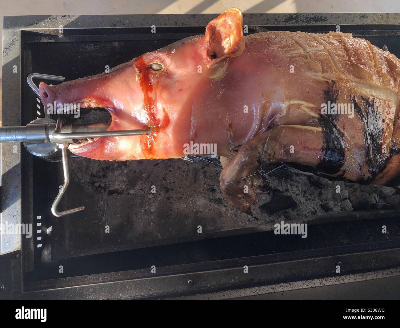 Imágenes de Asador giratorio, fotos de Asador giratorio sin royalties