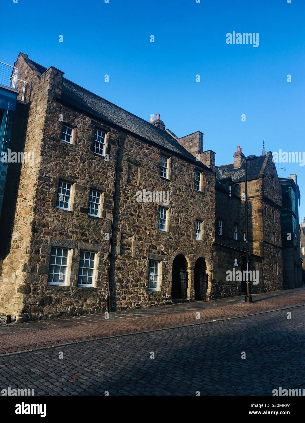 Aberdeen Maritime Museum edificios históricos, Escocia Foto de stock
