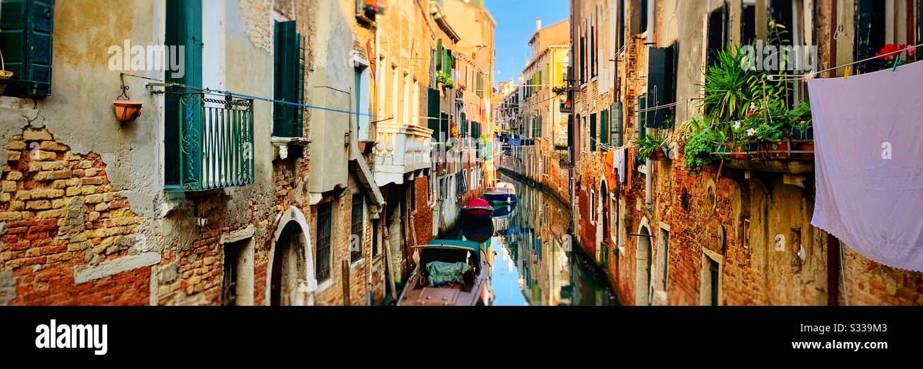 Canal Venecia Foto de stock