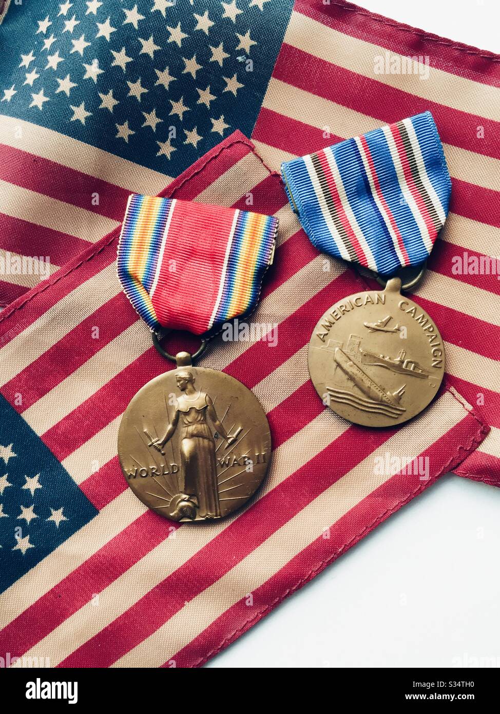Medallas de tamaño completo, premios militares estadounidenses, acabado en  bronce y espejo.