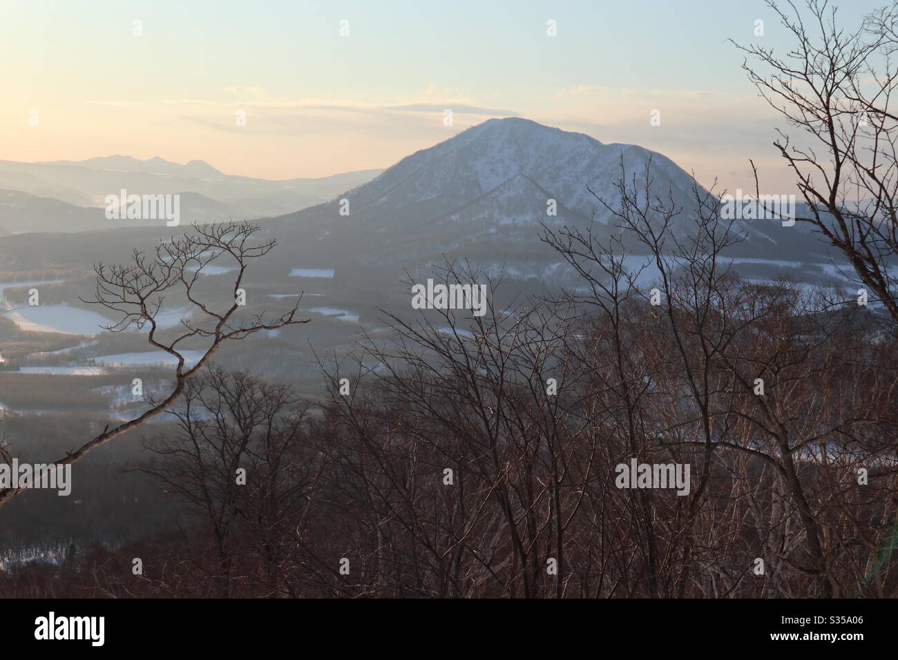Monte Shiribetsu, Japón Foto de stock