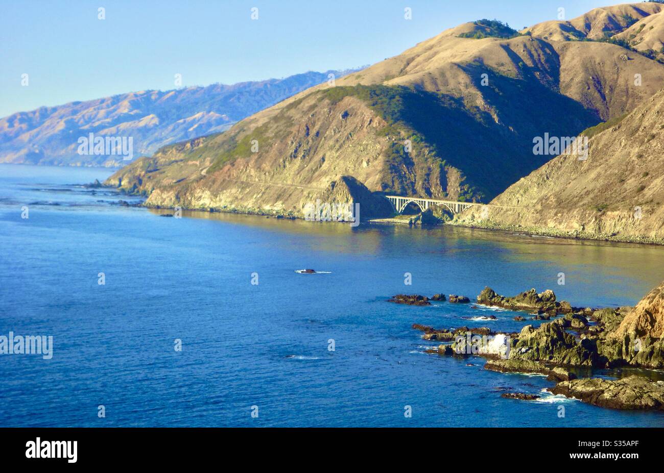 Puente Bixby Big Sur Foto de stock