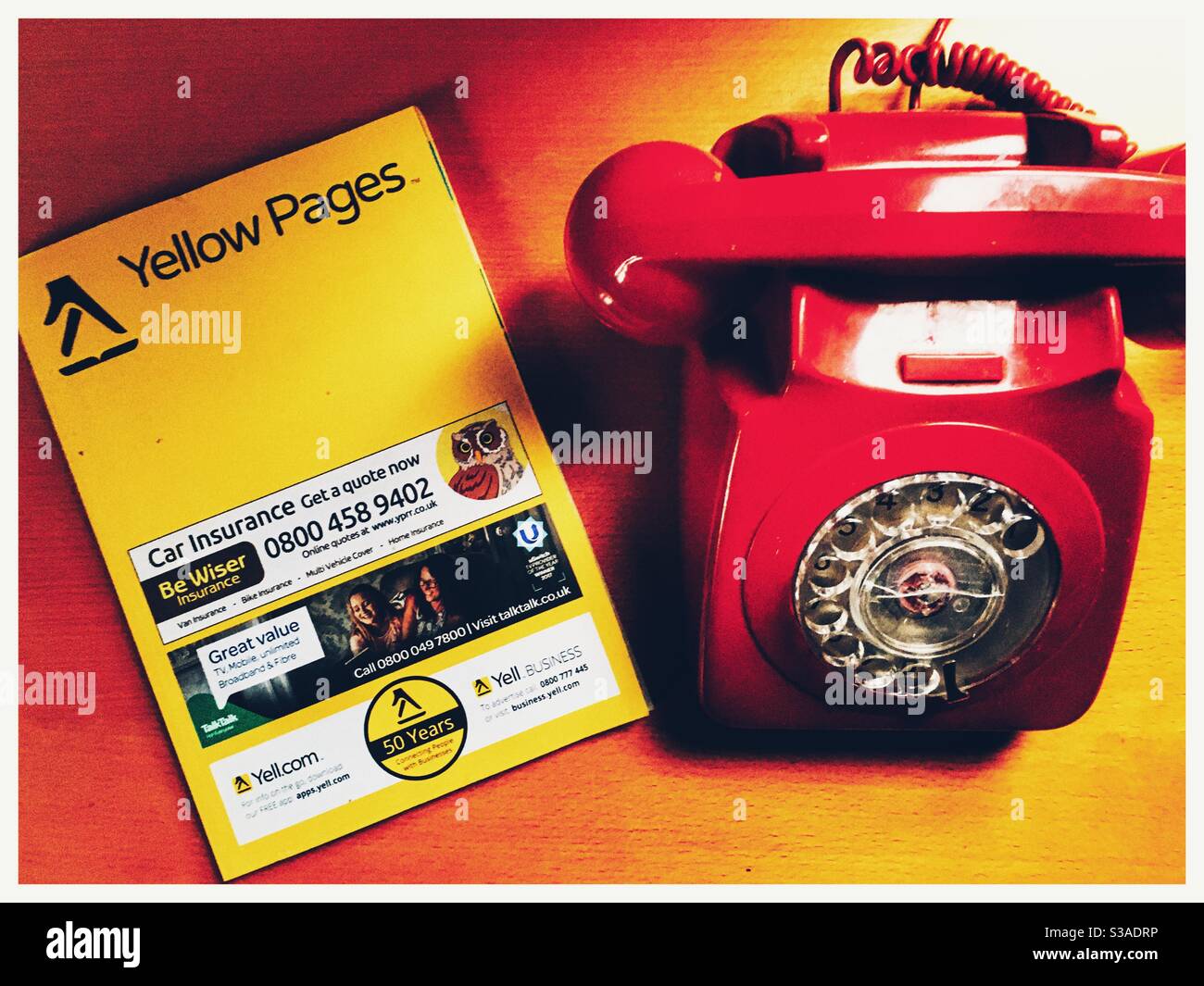 Directorio Telefonico De Paginas Amarillas Fotografia De Stock Alamy