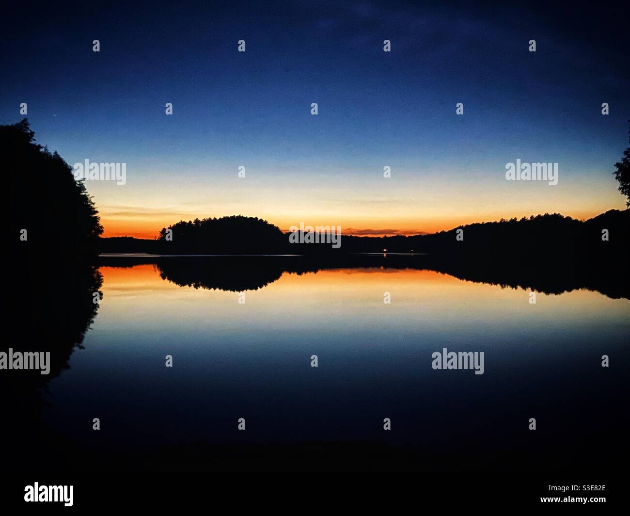 Portage Lake, Gordon Bay, ON Foto de stock