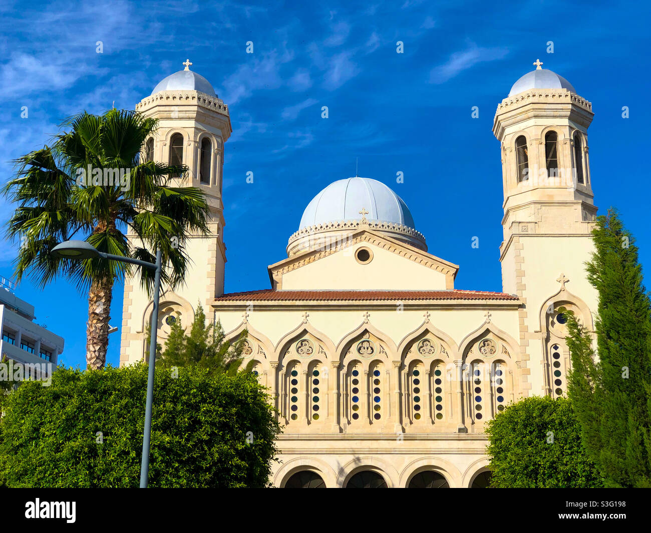 Agia Napa Cathedral, Limassol, Chipre Foto de stock