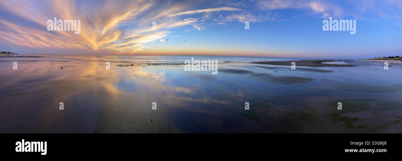 Delaware Bay Sunset Foto de stock