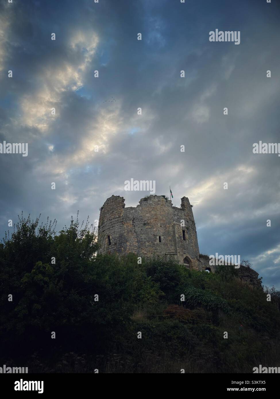 Castillo de Hawarden Foto de stock