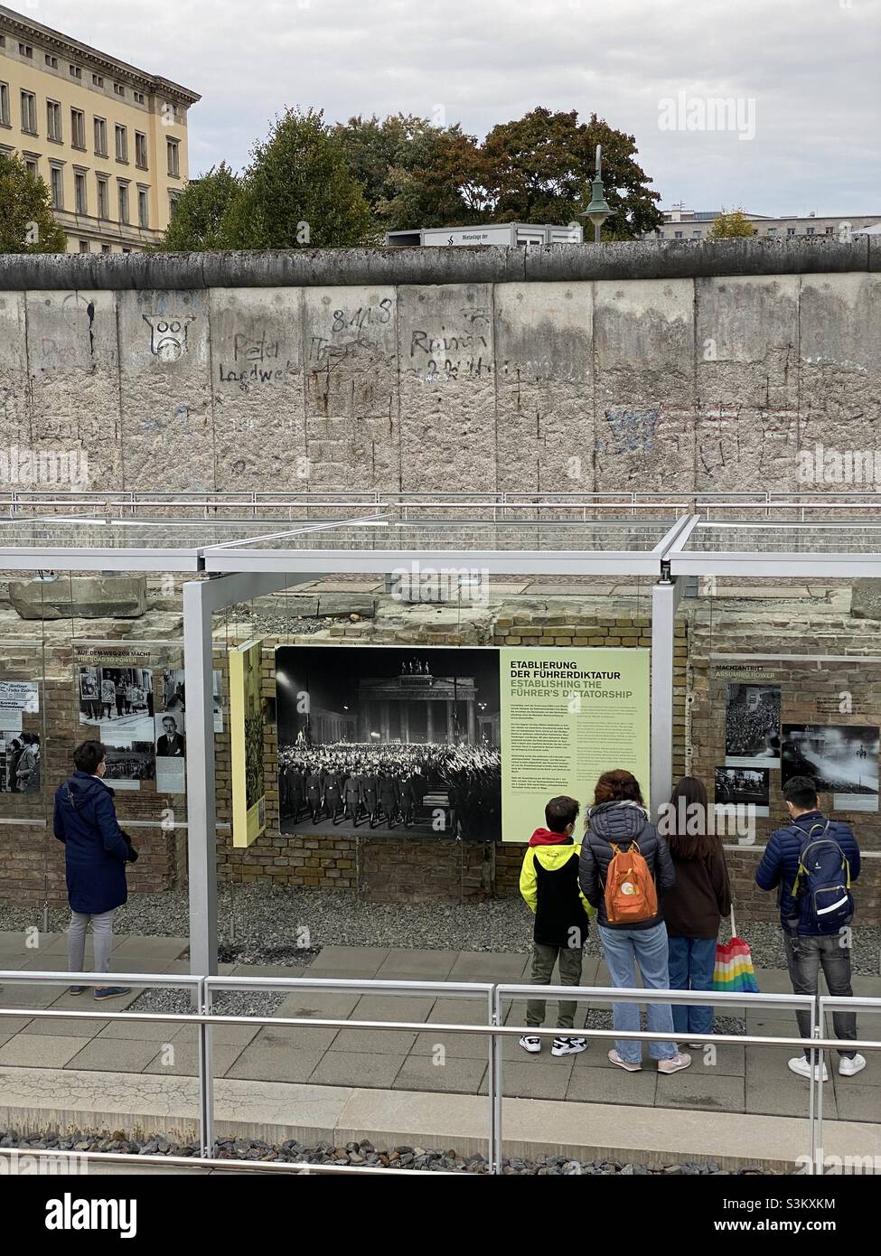 Muro de Berlín Foto de stock