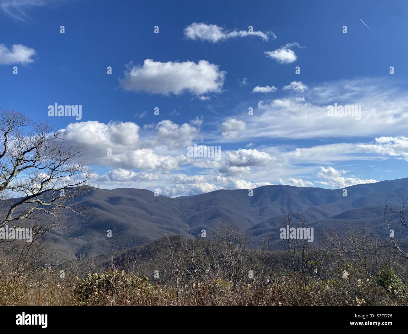 Hermosas montañas del norte de Georgia. Foto de stock