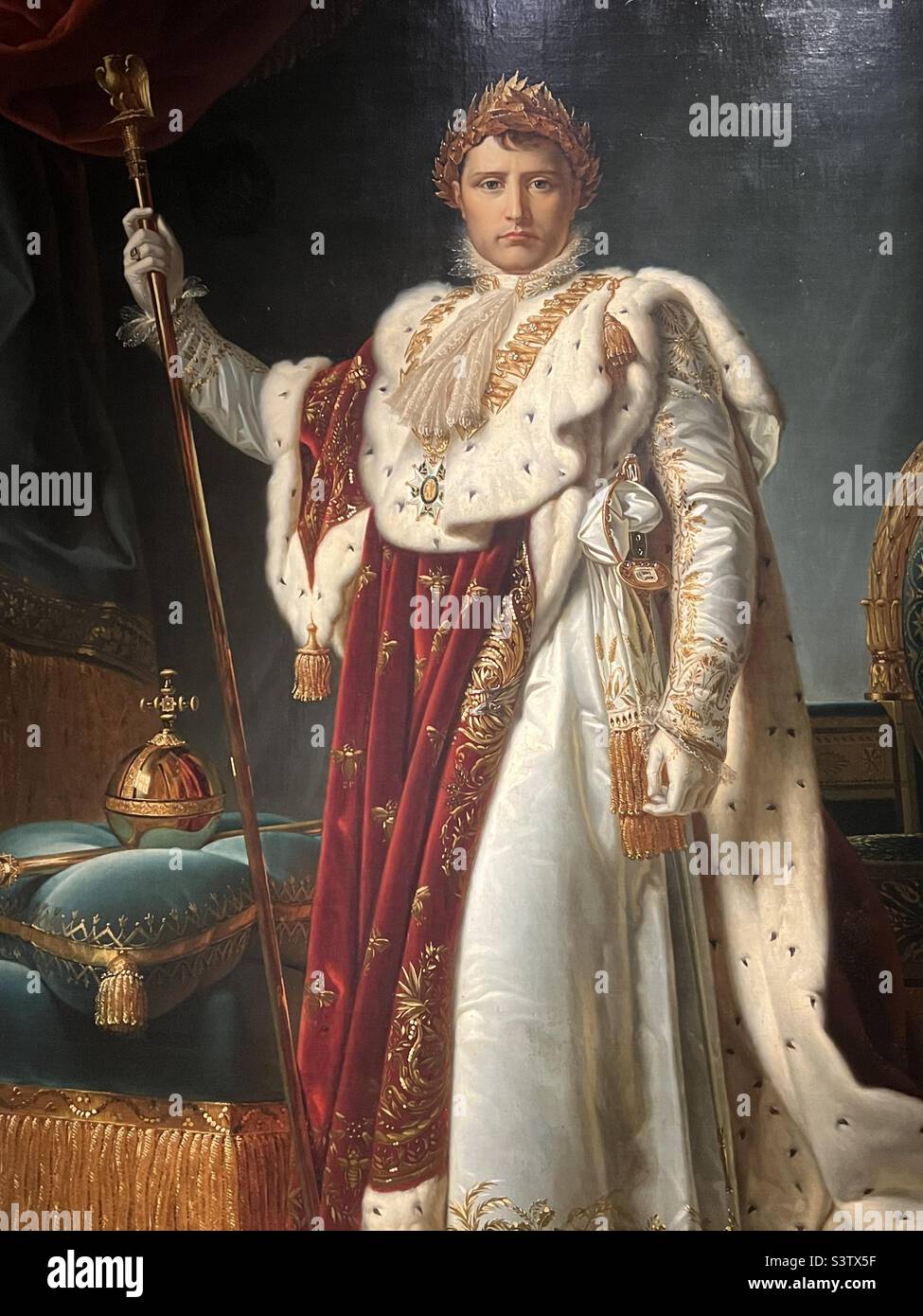 Pintura de Napoleón Bonaparte, Rijksmuseum, Ámsterdam, Países Bajos Foto de stock