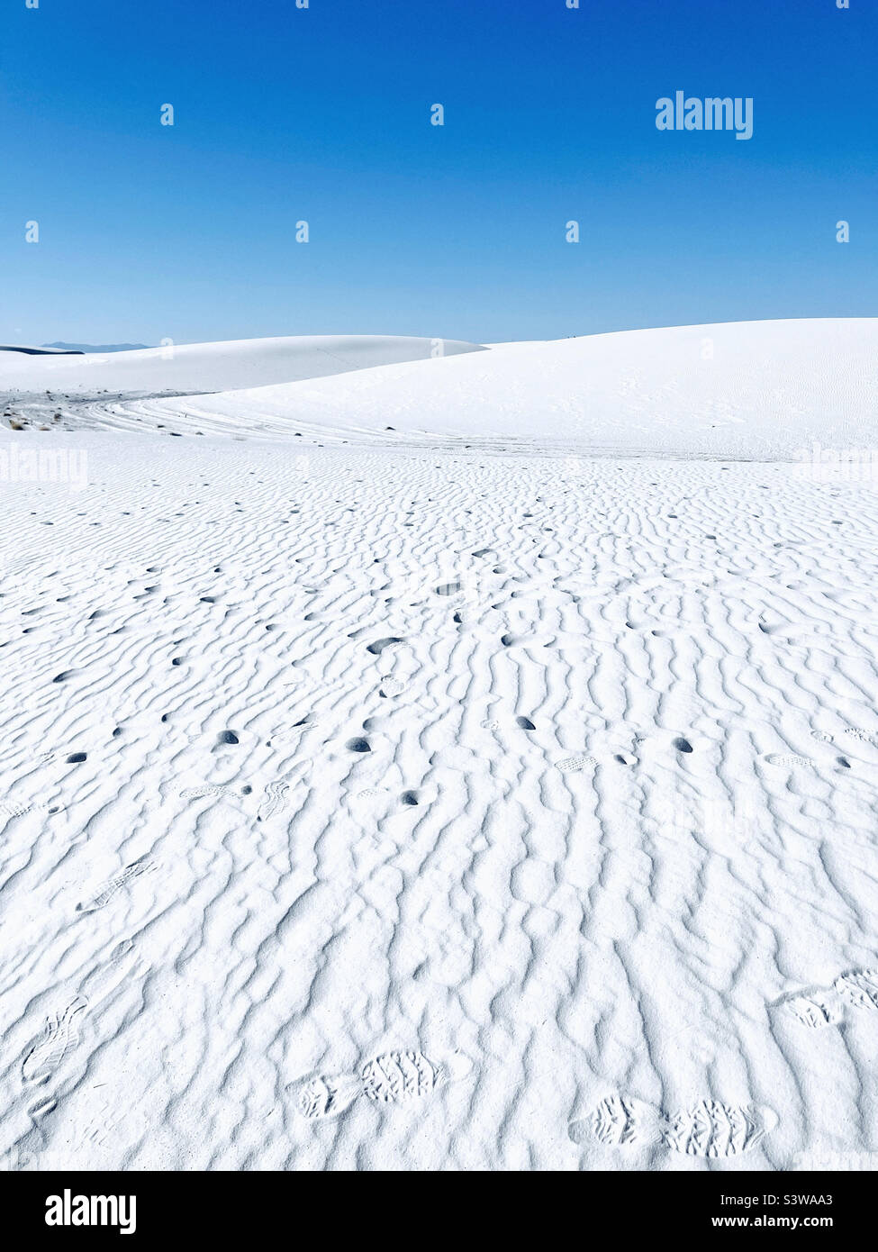 White Sands, Nuevo México Foto de stock