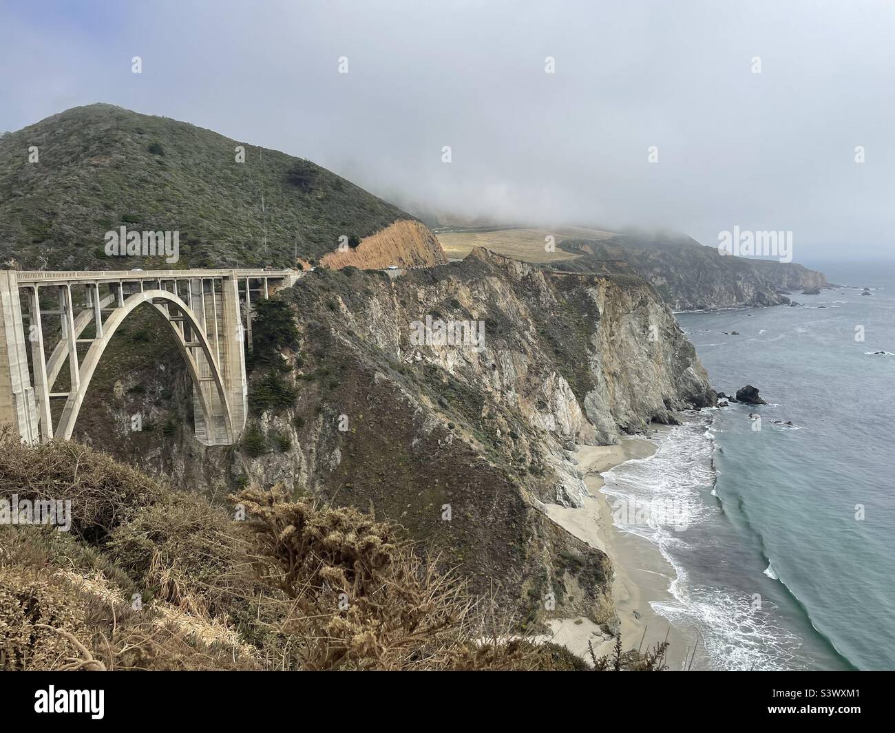 Bixby Bridge - California Foto de stock