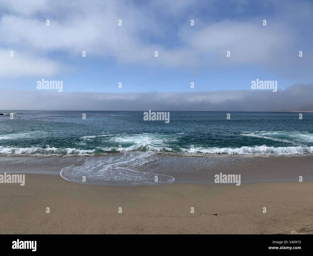 Junio, 2022, Playa, Carmel, Condado de Monterey, California, Estados Unidos Foto de stock