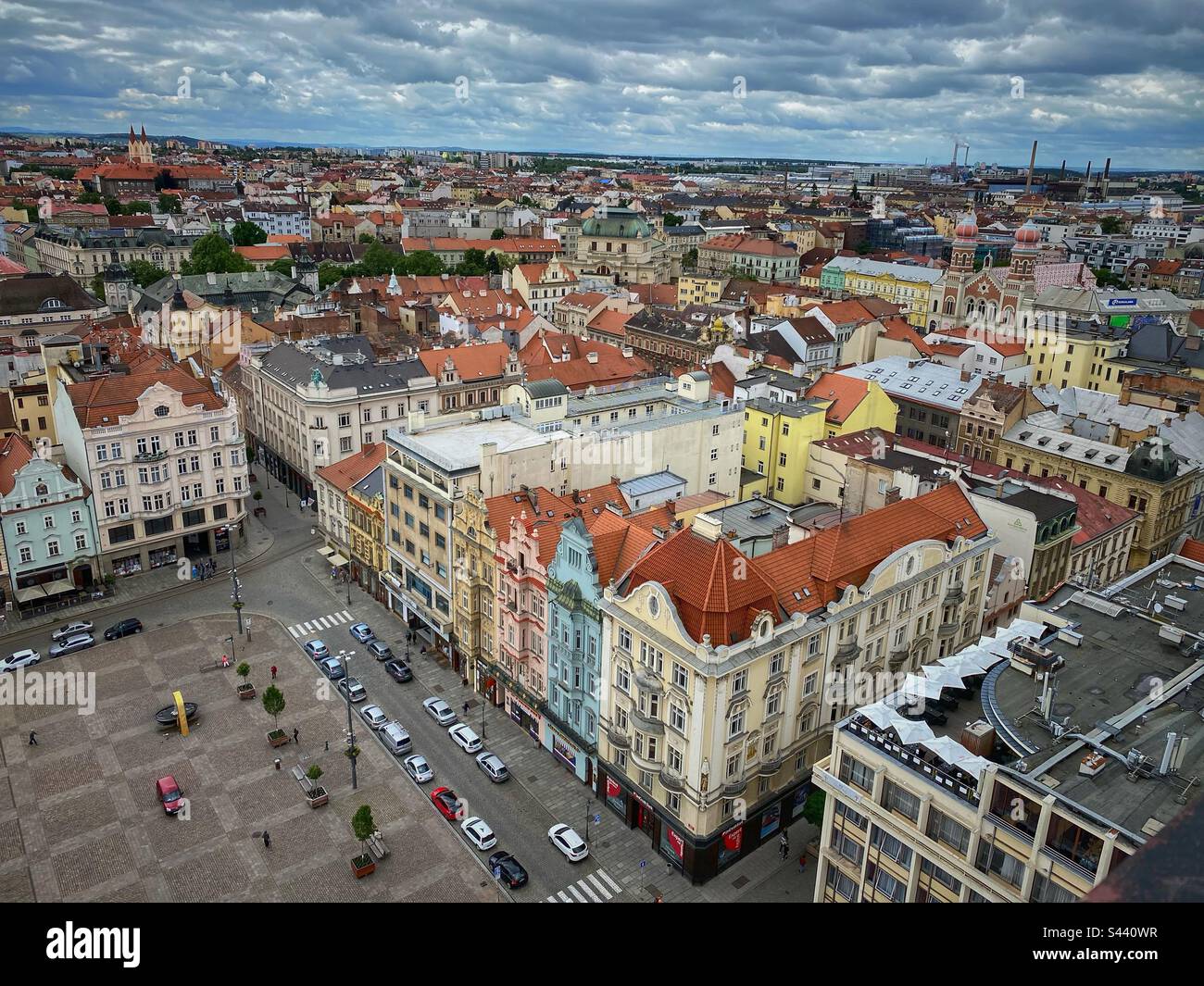 Sinagoga em Pilsen imagem de stock editorial. Imagem de central