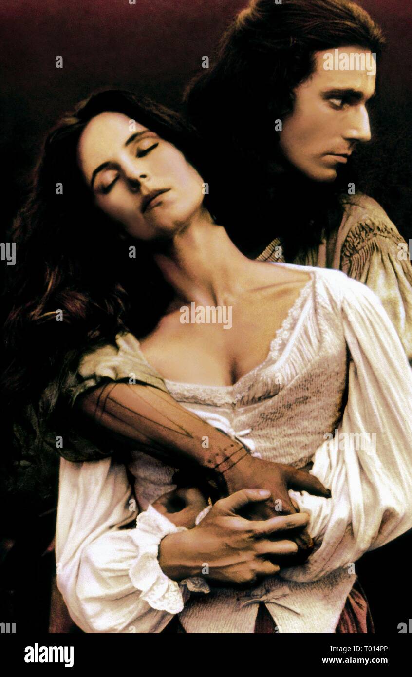 MADELEINE STOWE, Daniel Day-Lewis, el último de los mohicanos, 1992 Foto de stock