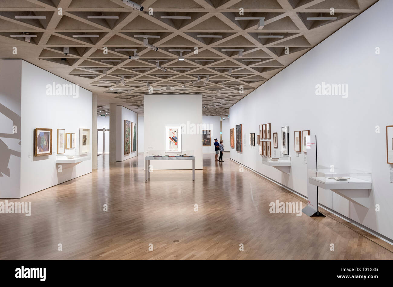 Interior de la Galería Nacional de Australia, Canberra, Australian Capital Territory, Australia Foto de stock