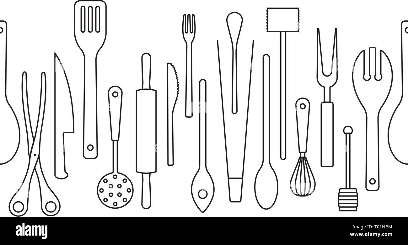 https://c8.alamy.com/compes/t01nbm/utensilios-de-cocina-contornos-frontera-perfecta-ilustracion-vectorial-t01nbm.jpg