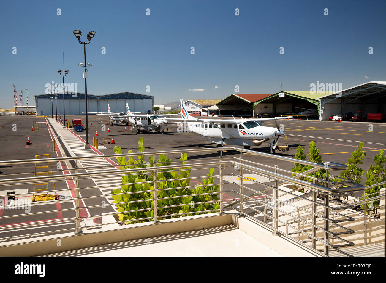 Aeropuerto de Costa Rica San José. Foto de stock