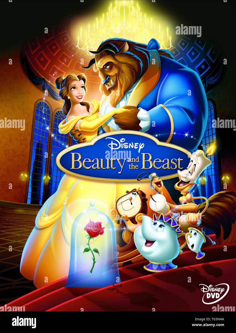 Belle Poster De La Bestia La Bella Y La Bestia 1991 Fotografia De Stock Alamy
