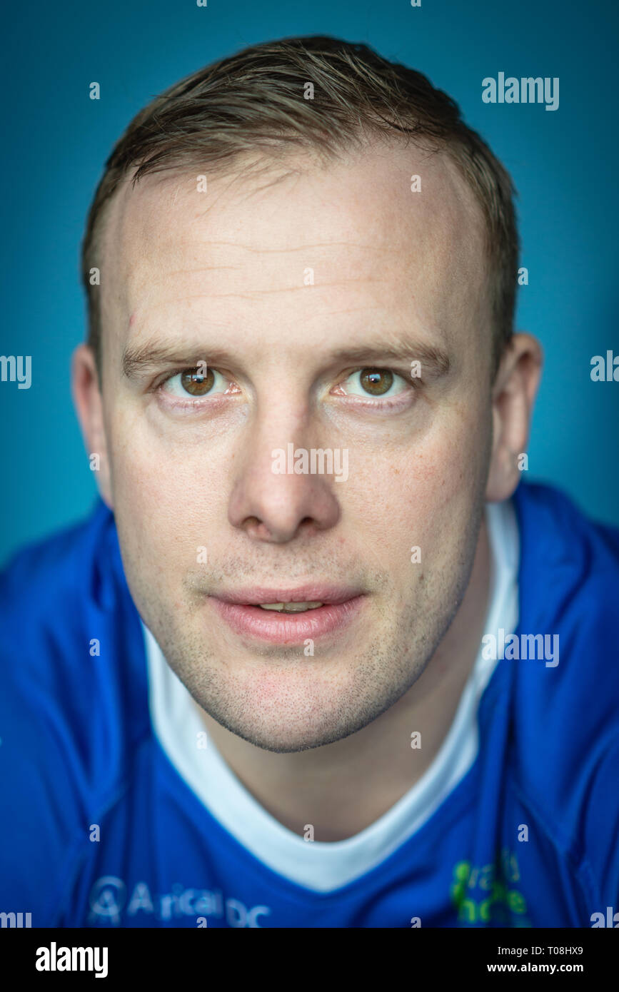 Rugby League, Super Liga, Wakefield Trinity escuadrones 2019 Headshot. Crédito: Dean Williams Foto de stock