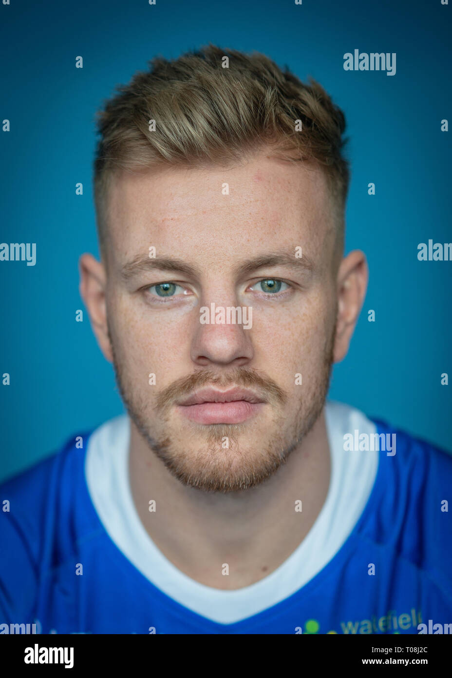 Rugby League, Super Liga, Wakefield Trinity escuadrones 2019 Headshot. Crédito: Dean Williams Foto de stock