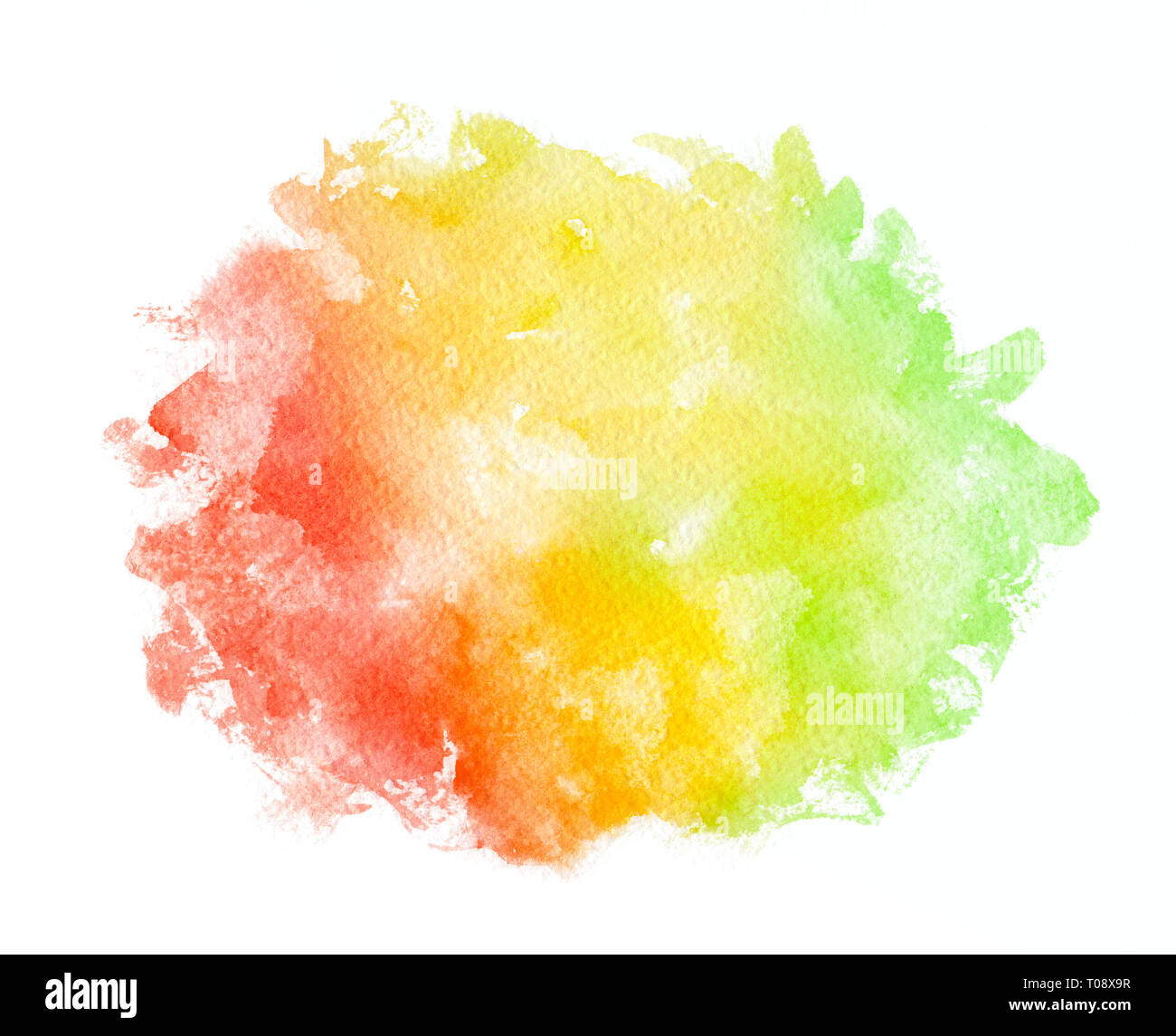 Resumen Rosa Azul Rojo Amarillo Verde Violeta Purpura Acuarela
