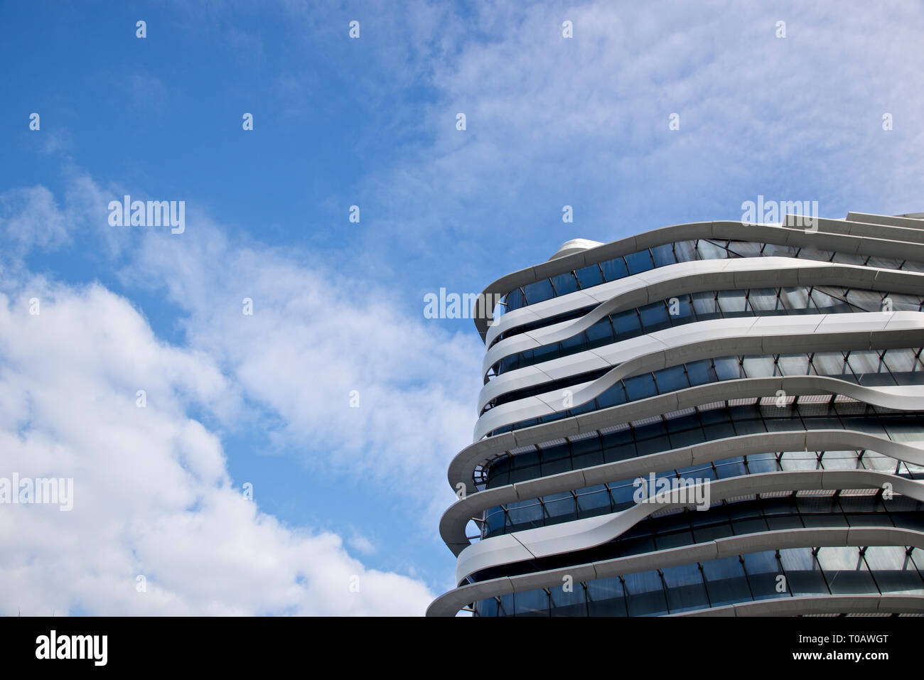 La Universidad Politécnica de Hong Kong - Hong Kong - edificio externo Foto de stock