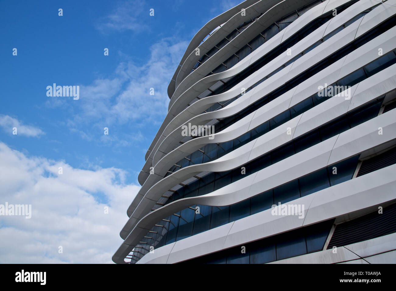 La Universidad Politécnica de Hong Kong - Hong Kong - edificio externo Foto de stock