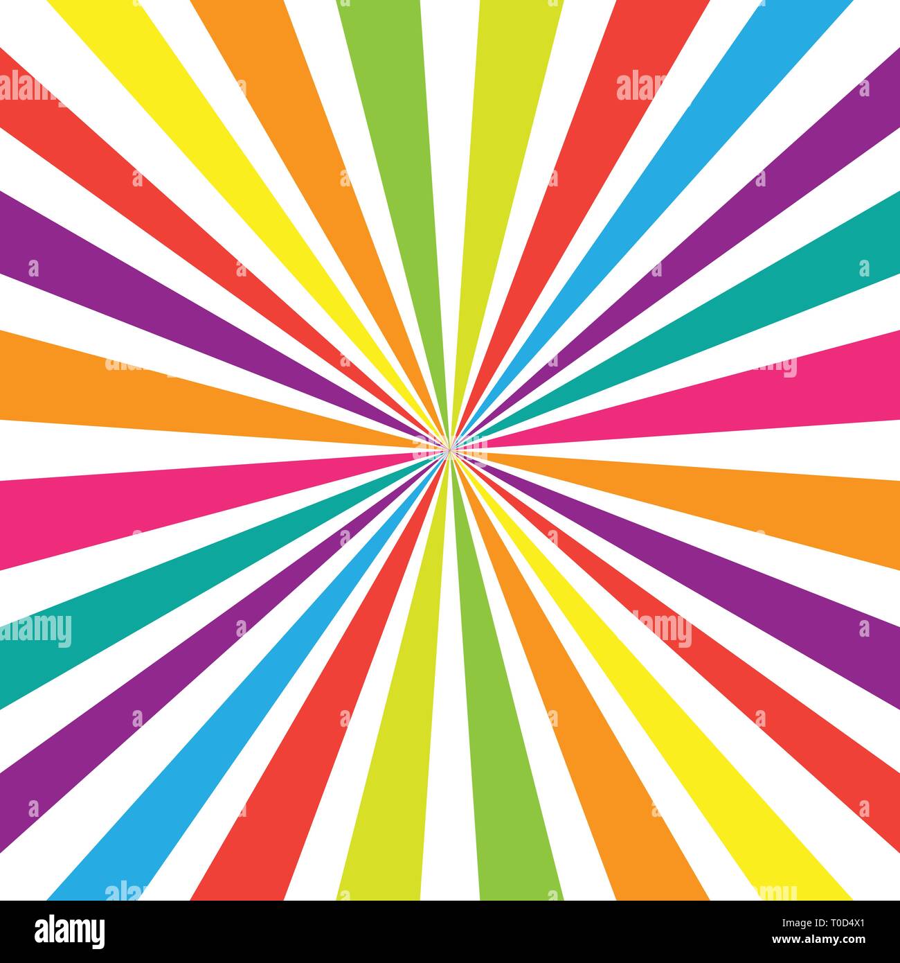 Gráfico creativo rayas multicolor sobre fondo blanco Imagen Vector de stock  - Alamy