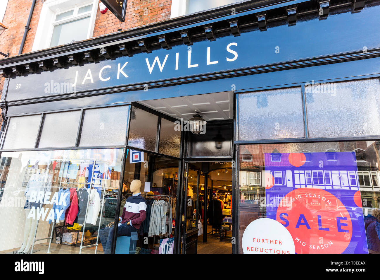 Jack Wills tienda de ropa, Jack Wills shop, tienda, Jack Jack Wills Wills  store front, Jack Wills moda, Jack Wills, tienda, almacén, UK, firmar,  logotipo Fotografía de stock - Alamy