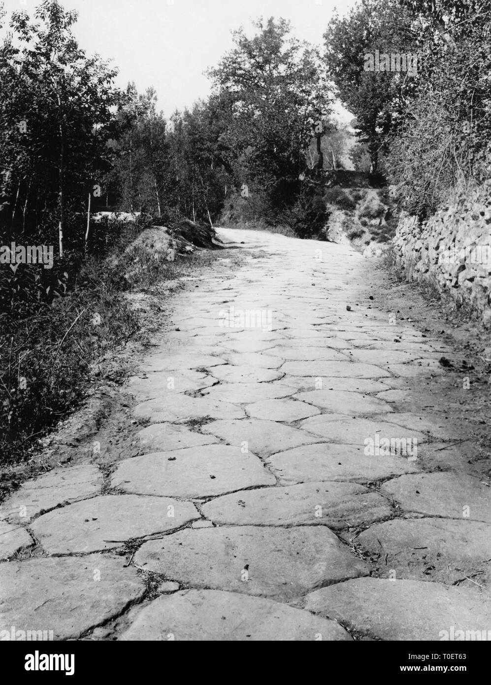 Italia, Campania, a través de Adriana, 1920-1930 Foto de stock