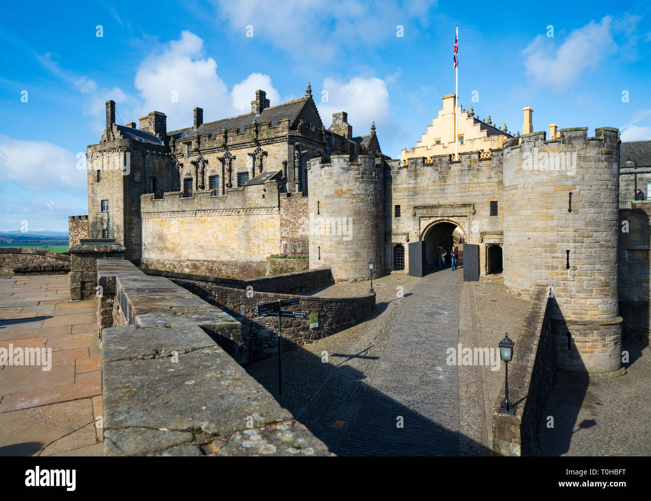 Castillo de Stirling en Stirling, Escocia, Reino Unido Foto de stock