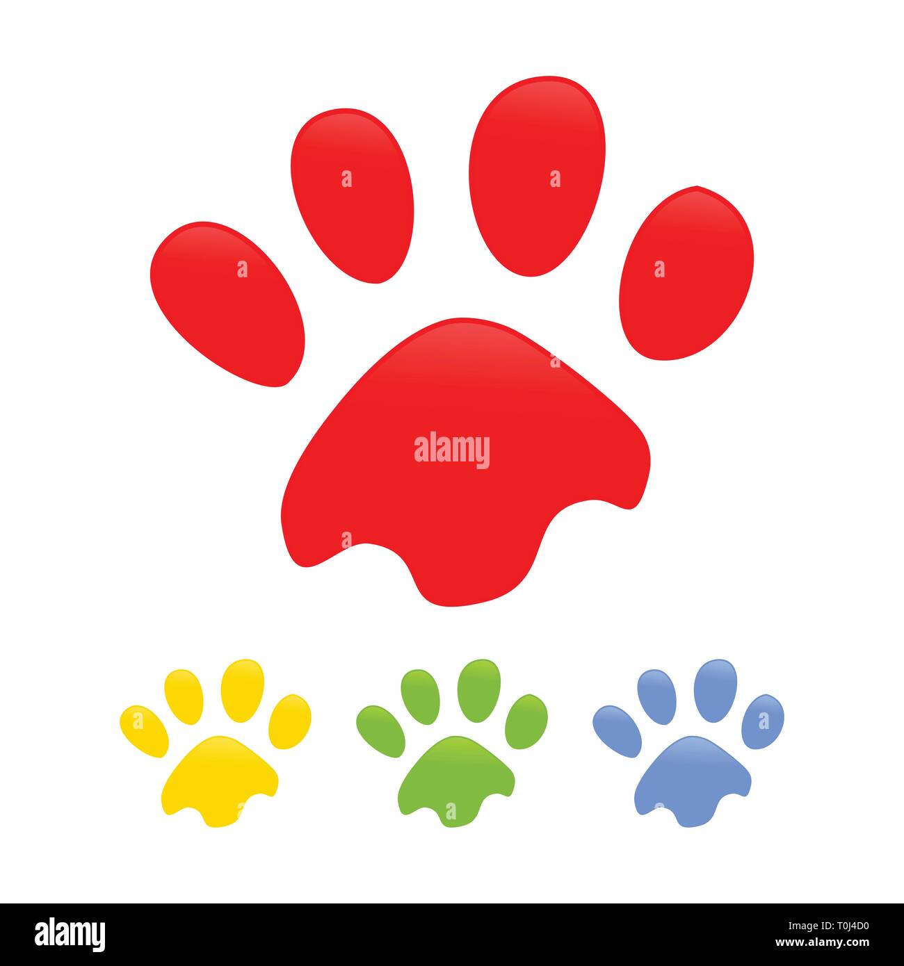 Ilustración de impresión de pata negra, huella de perro pata cachorro,  patas, animales, mascota, garra png