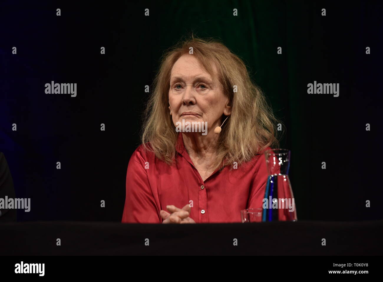 20 de marzo de 2019, Renania del Norte-Westfalia, Köln: El escritor francés Annie Ernaux leerá en la iluminación de la colonia, la fiesta internacional de la literatura, en 20.03.2019 en Colonia. Foto: Horst Galuschka Foto: Horst Galuschka/dpa Foto de stock