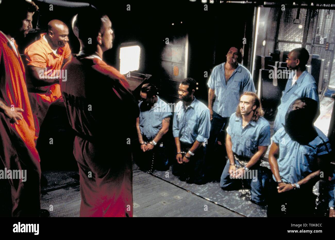 JOHN MALKOVICH, Nicolas Cage, aire acondicionado, 1997 Foto de stock