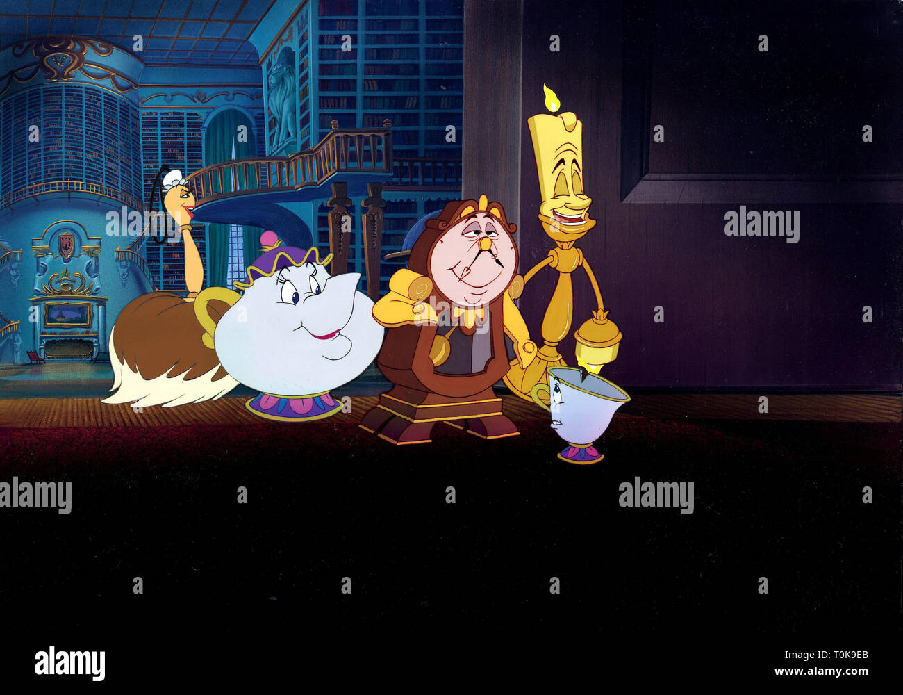 La señora Potts, Lumiere, COGSWORTH, LA BELLA Y LA BESTIA, 1991