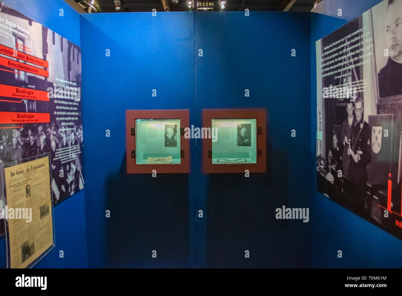 Sala De Exposiciones En El Museo De La Resistencia En Amsterdam Holanda 19 Fotografia De Stock Alamy