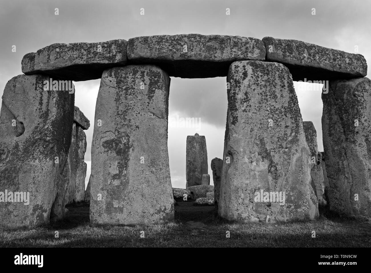 Gran Bretaña, Inglaterra, Wiltshire. Stonehenge midsummer trilthon. Foto de stock