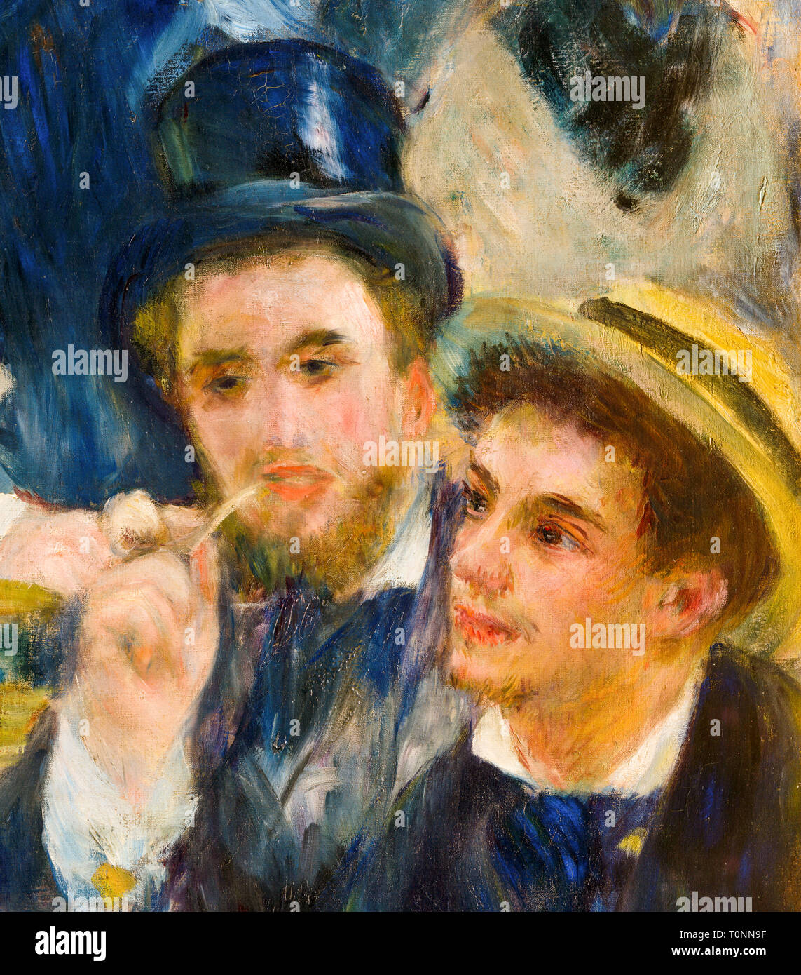 Pierre Auguste Renoir, Detalle de la danza en Le Moulin de la Galette, pintura, 1876 Fotografía Pierre Auguste Renoir, Detalle de la danza en Le Moulin de la Galette, pintura, 1876 Fotografía