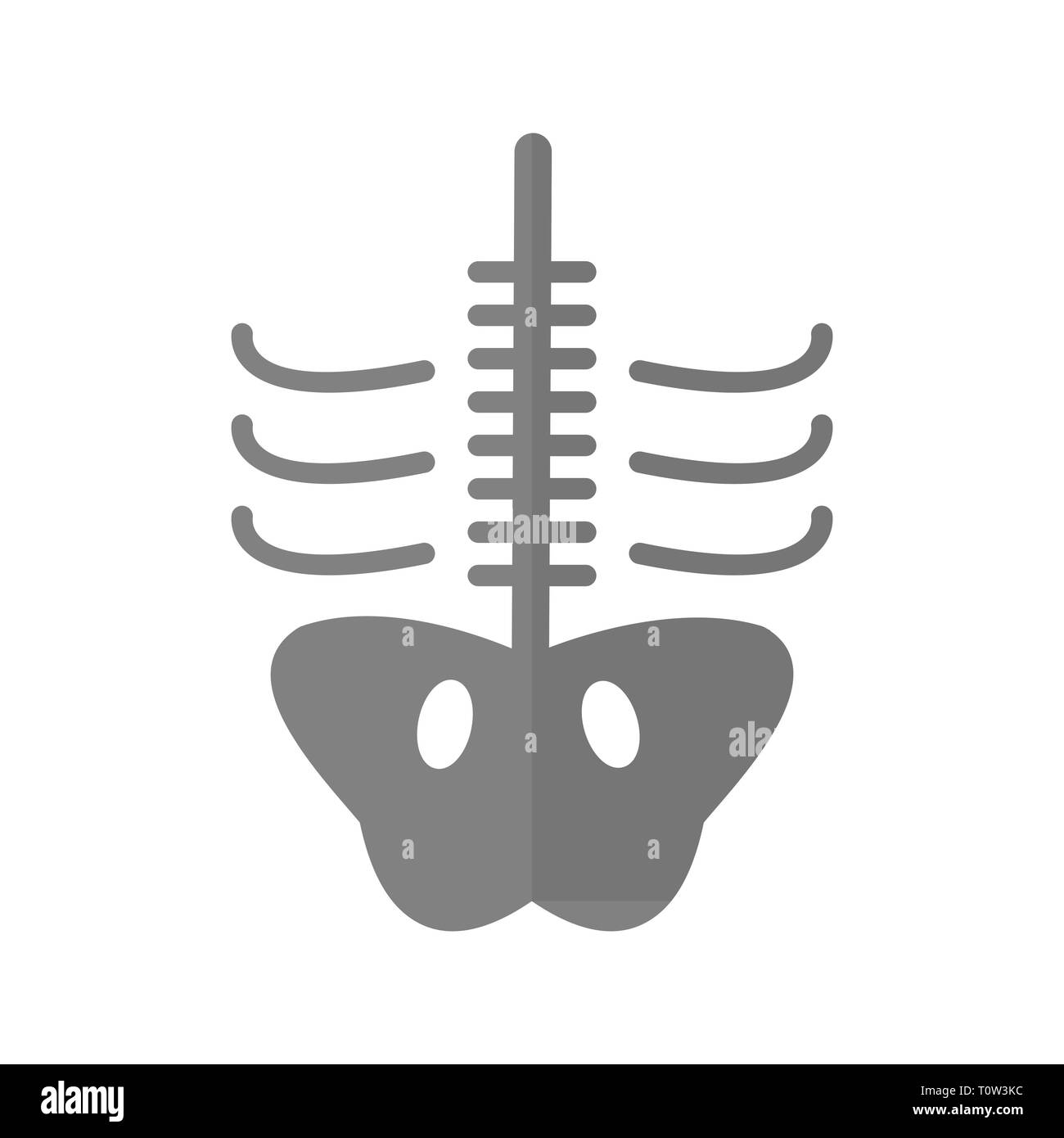 Ilustración Icono de rayos X Foto de stock