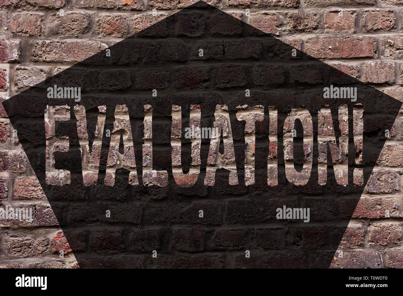 Evaluacion De Texto De Escritura A Mano Foto Conceptual Sentencia