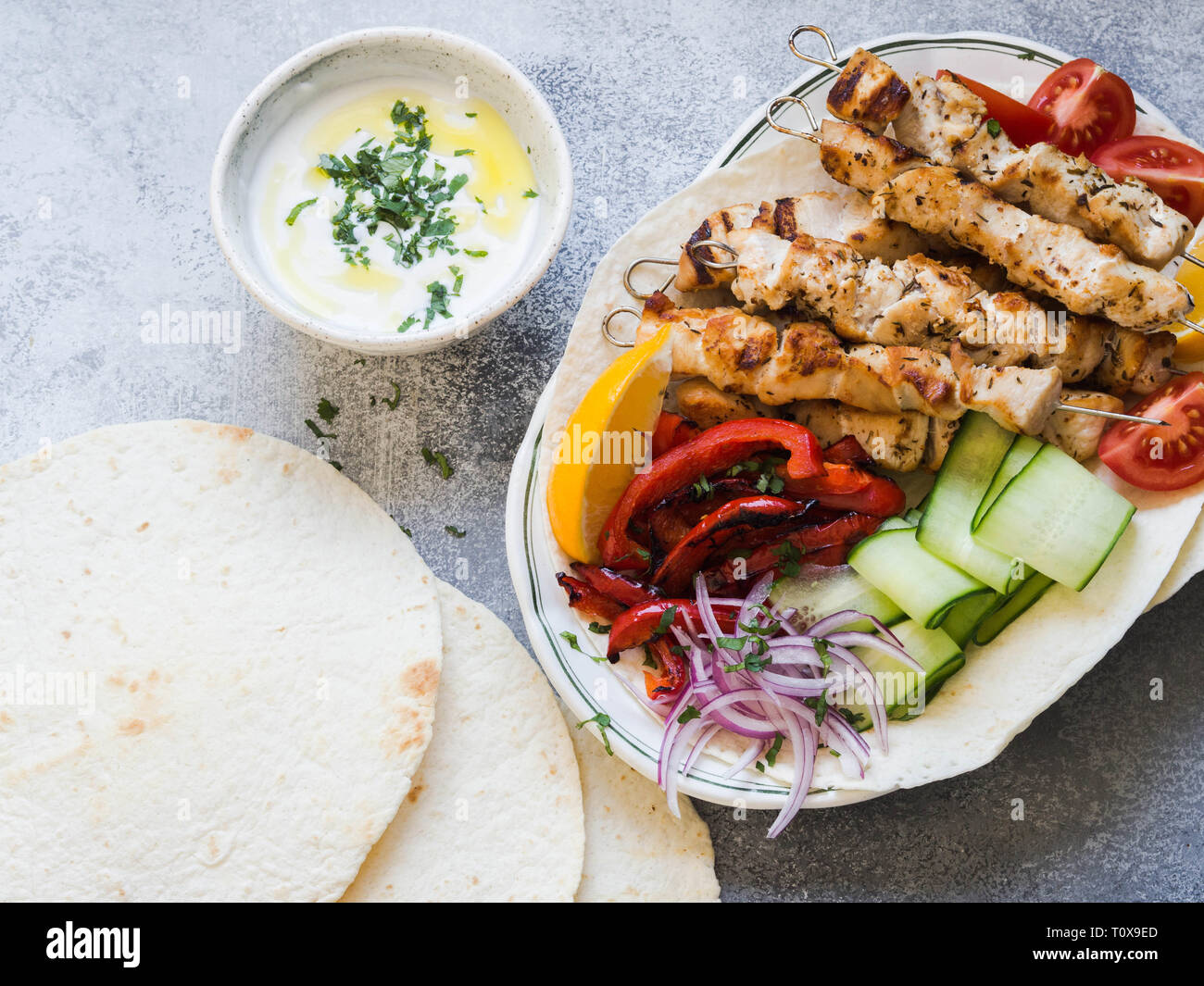 Kebab griego fotografías e imágenes de alta resolución Alamy
