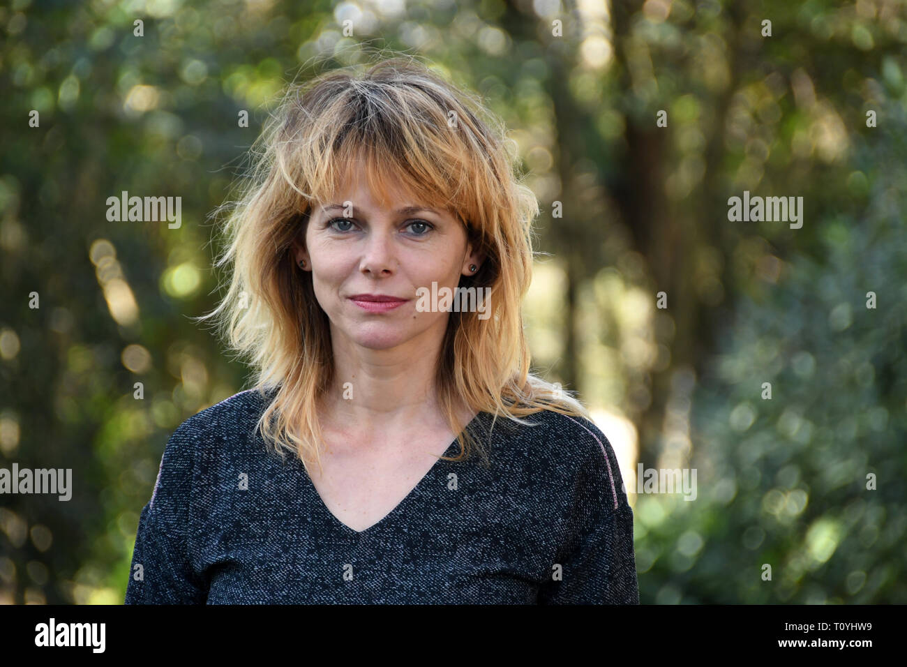 Roma, Italia. El 22 de marzo de 2019. La Casa del Cinema, la película de presentación TUTTE LE MIE NOTTI Barbora Bobulova, en el papel de Veronica Crédito: Giuseppe Andidero/Alamy Live News Foto de stock