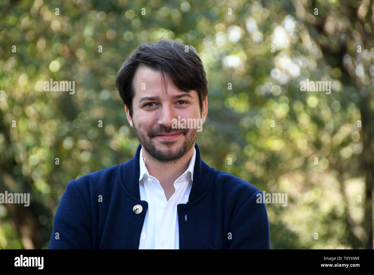 Roma, Italia. El 22 de marzo de 2019. La Casa del Cinema, la película de presentación TUTTE LE MIE NOTTI Manfredi Lucibello, director de cine: Giuseppe Andidero Crédito/Alamy Live News Foto de stock