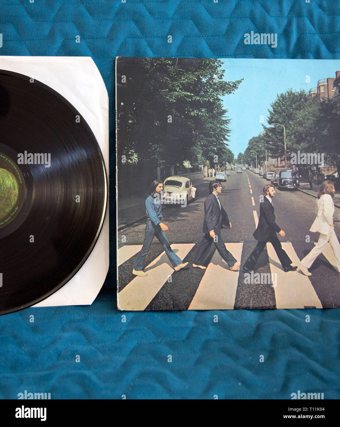 2019 es el 50º aniversario de la liberación del álbum de Los Beatles Abbey Road Foto de stock