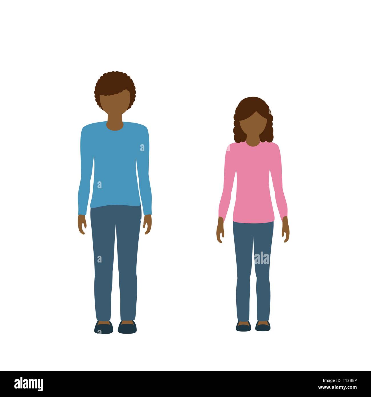 Niño de piel Imágenes vectoriales de stock Alamy