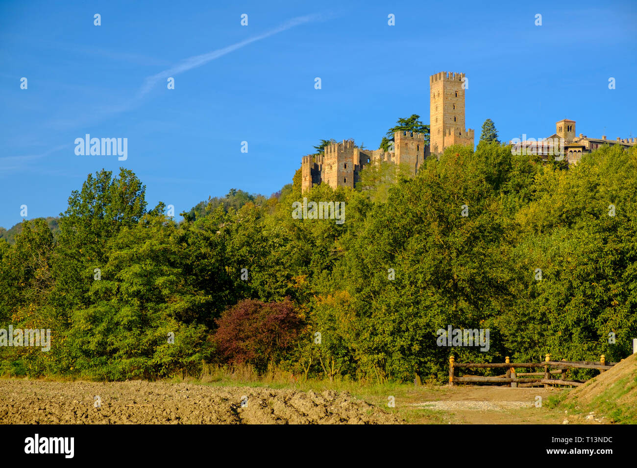 Italia, Emilia-Romagna, Castell'Arquato Foto de stock