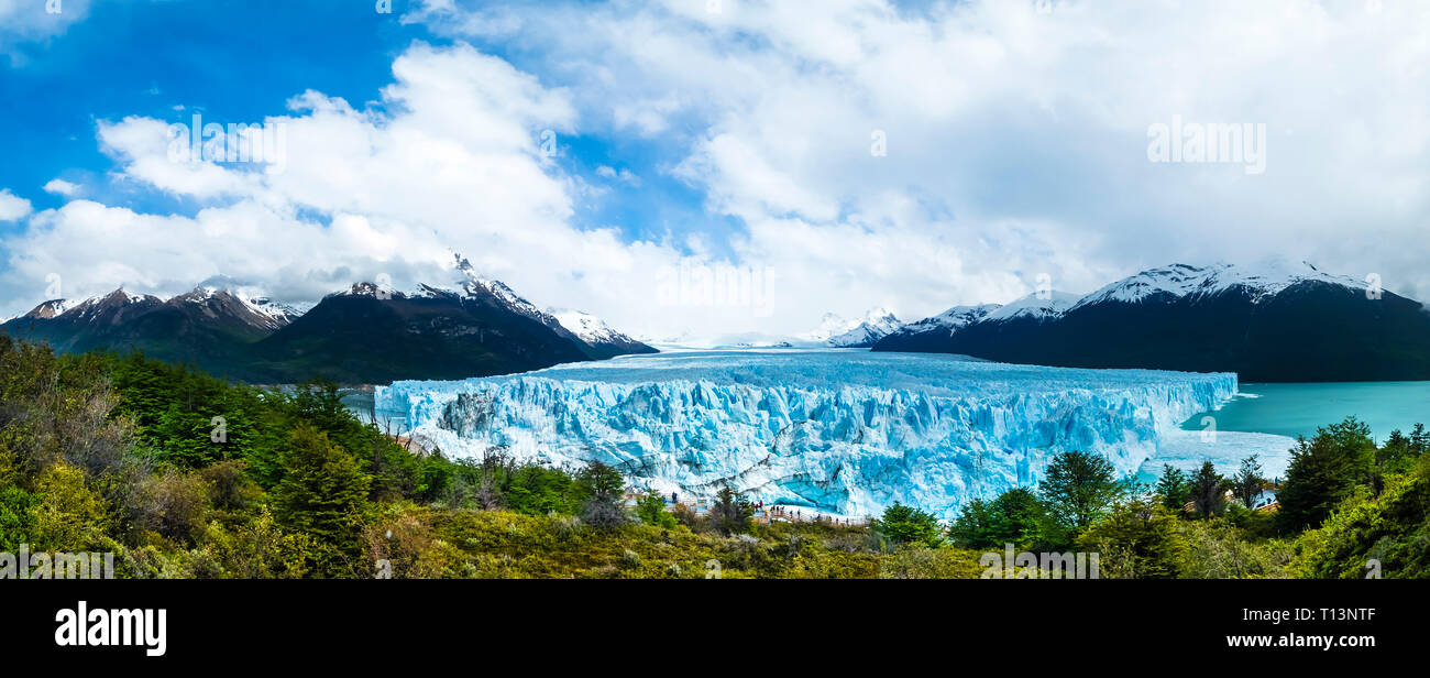 Argentina, El Calafate, Patagonia, Glaciar Perito Moreno Foto de stock