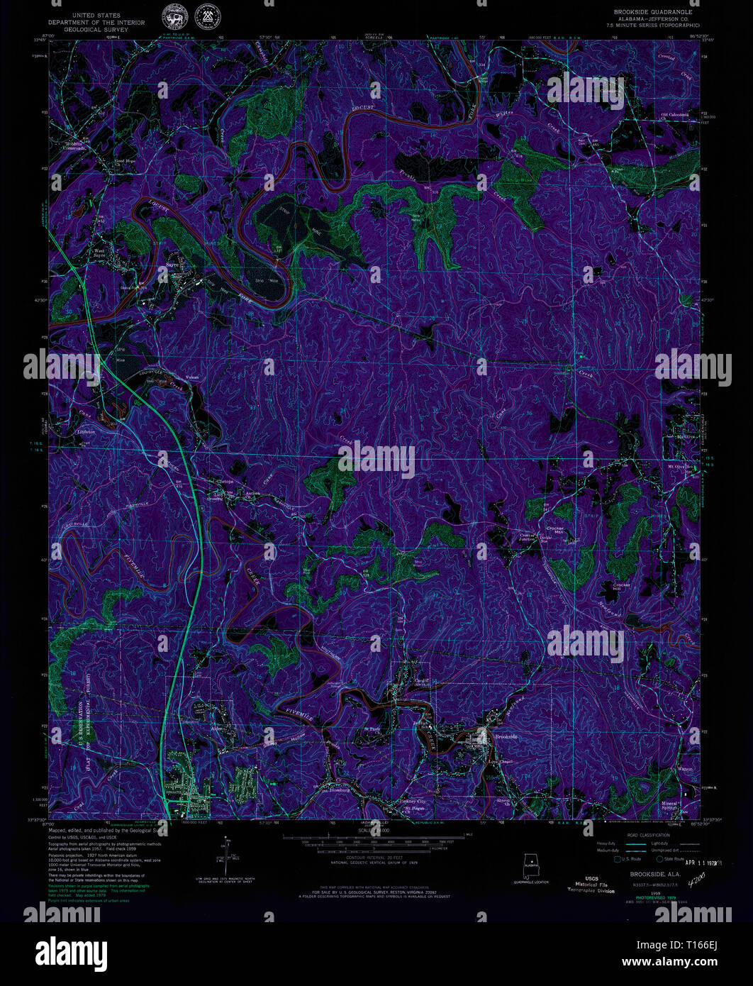 Mapa de brookside fotografías e imágenes de alta resolución Alamy